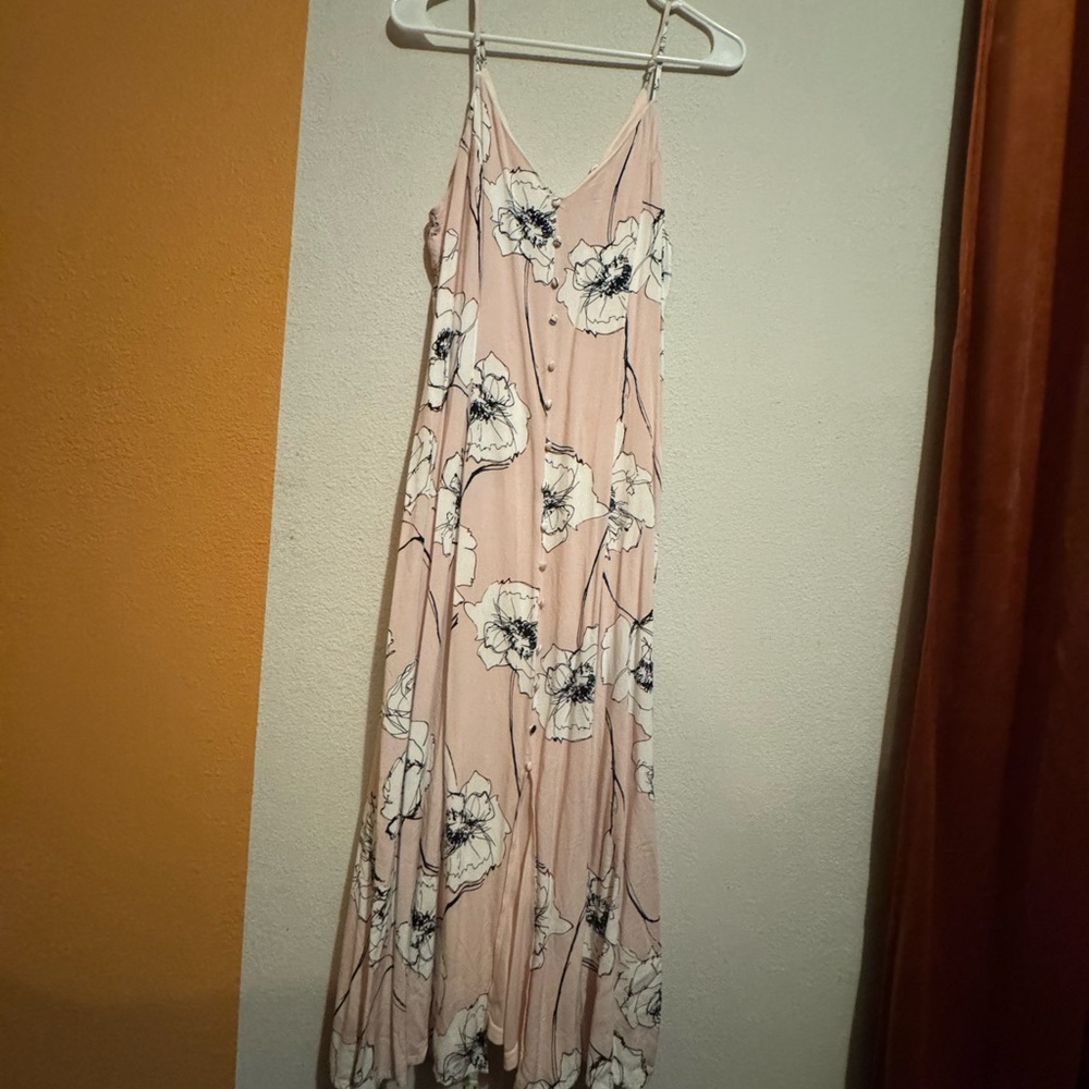 En Creme Blush Floral Maxi Dress